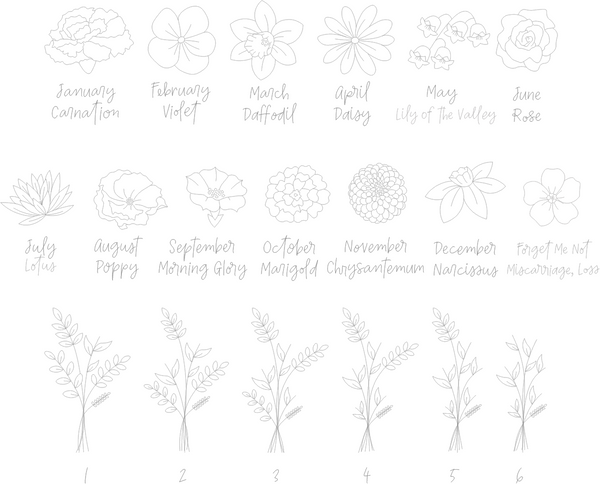 Birth Month Flower Bouquet Kit